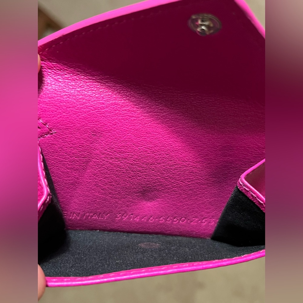 Balenciaga Hot Pink Papier Mini Wallet LIKE NEW! - Picture 8 of 10